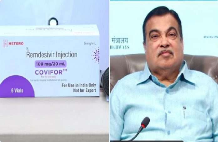 Nitin Gadkari discusses with CM Thackeray about distribution of first stock of Remedesivir injection