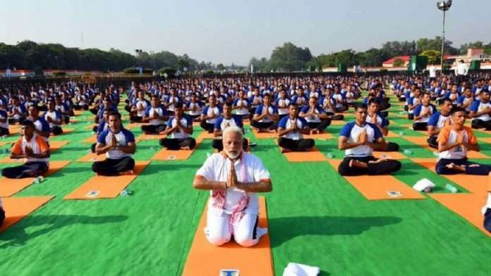 PM narendra modi to address 7th International Yoga Day programme