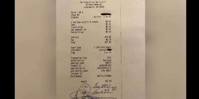 Man Pays 12 Lakh Rupees As Tip In Restaurant On 28 Hundred Rupee Bill Receipt Goes Viral
