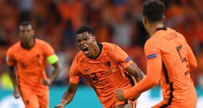 Netherlands beat Ukraine as denzel dumfries scores winning goal