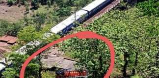 Truck crashes into valley in Kasara Ghat; Luckily the train accident was averted