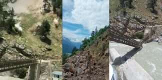 Landslide in himachal pradesh Kinnaur district,9 killed, 3 injured