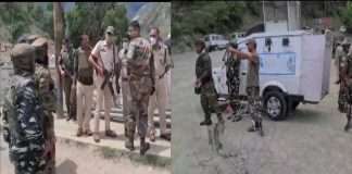 Terrorist grenade attack at Baramulla, Jammu and Kashmir, 2 CRPF jawans martyred, one civilian injured