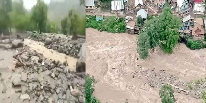 cloudburst at Kishtwar in Jammu and Kashmir 7 killed, 17 rescued