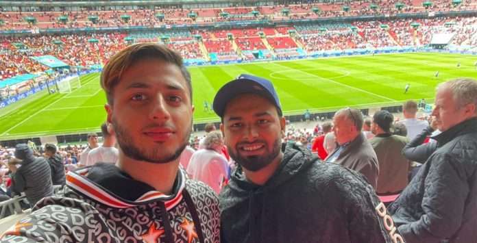 indian players like rishabh pant attended euro cup and wimbledon matches