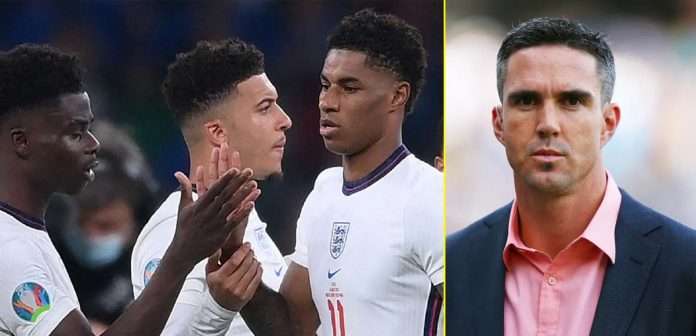 black english players racially abused after penalty misses kevin pietersen slams supporters