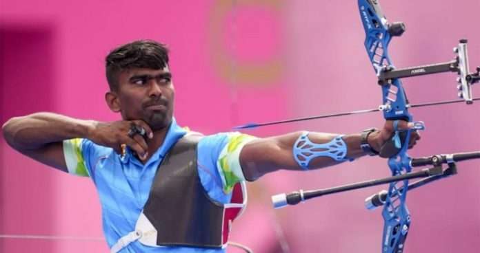 archer pravin jadhav loses to world number one
