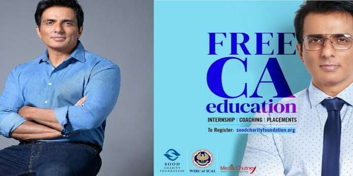Sonu Sood takes a step in the field of education, will provide free coaching to students who want to learn CA.