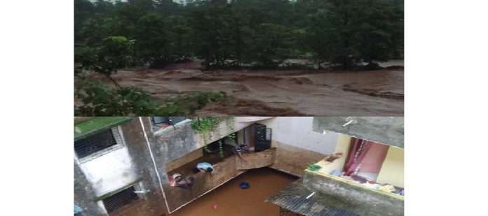 raigad rain havy rain in mahad, thousands of houses damaged