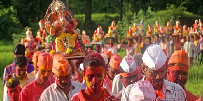 Ganeshotsav 2021 hugs crowd of people sindhudurga ganesh festival shopping
