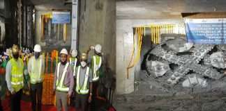 40th breakthrough at Mahalaxmi metro 3 MMRC