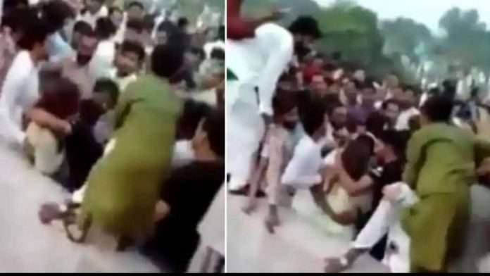 Female TikToker thrown in air by crowd in Pakistan, clothes torn, mobile stolen