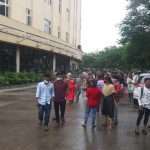 Work stoppage of Global Hospital staff in Thane