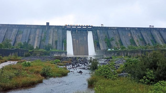 bhatsa dam overflow