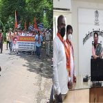 MNS marches on Collector office at sindhudurga