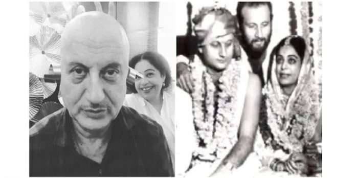 Anupam Kher wished Kirron Kher on marriage anniversary