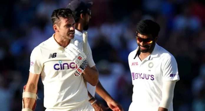 james anderson and jasprit bumrah
