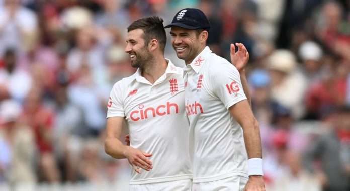 mark wood and james anderson
