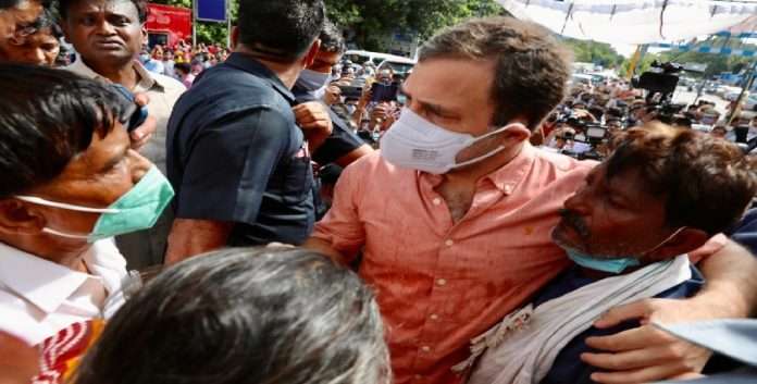 Delhi gangrape case: Rahul Gandhi visits victim's family and demands justice