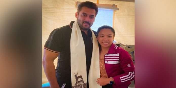 Mirabai Chanu meets dabang star Salman Khan