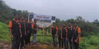 A unique activity of shivkary trekkers at sodai fort in kolhapur