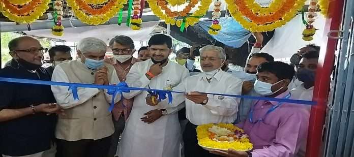 Inauguration of Skill Development Center at the hands of Namdar Subhash Desai in Khalapur