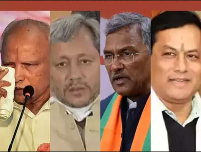 4 chief ministers changed in 6 months bjp doing face politics