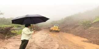 Large amount of funds for the repair of Ambenali Ghat;But Danger situation of bridge in rain