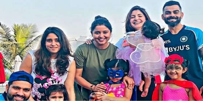 virat kohli and anushka sharma celebrate Halloween Party with daughter vamika