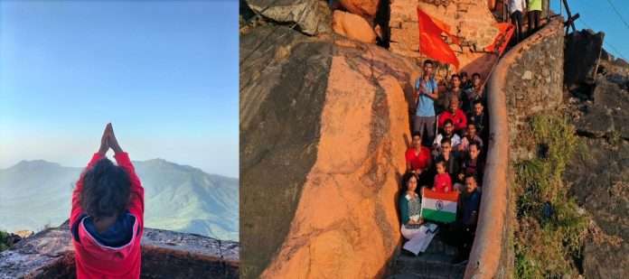 A four-year-old girl hoisted the Maharashtra flag on Girnar, the highest peak in Gujarat