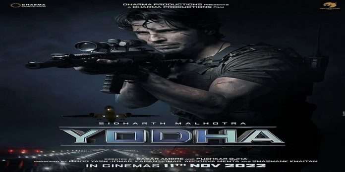 sidharth malhotra yodha movie motion poster release