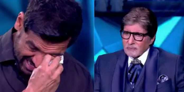 action hero jon abraham gets emotional on kbc 13 in front of amitabh bachchan