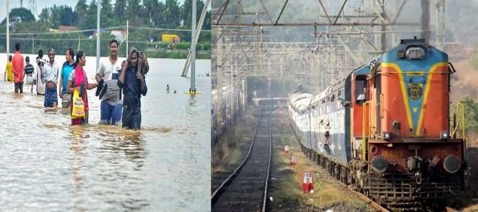 Andhra Pradesh Rains: Heavy rains diverted train in Vijayawada division