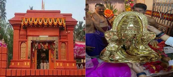 Diveagar's golden Ganesha finally reigns after 9 years; Re-installation by Ajit Pawar