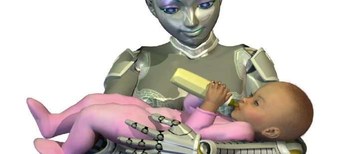 Wonder, now the robot will also give birth to children