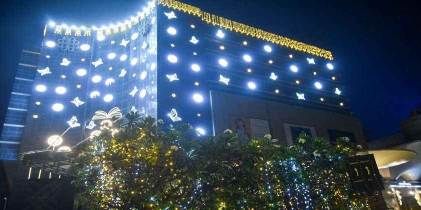 diwali 2021 lighting decoration at chhatrapati shivaji maharaj park dadar
