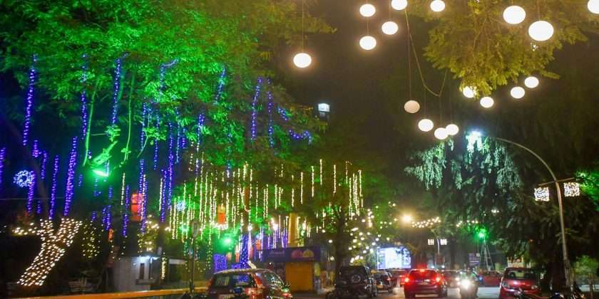 diwali 2021 lighting decoration at chhatrapati shivaji maharaj park dadar