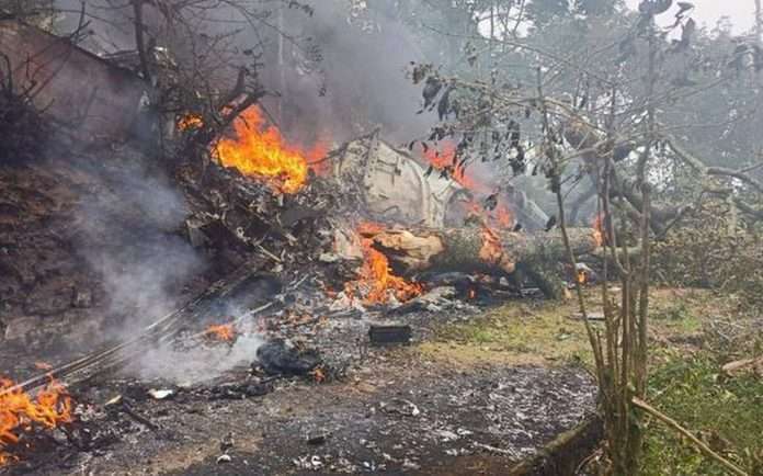 tamilnadu helicopter crash Identification of all 4 IAF personnel completed