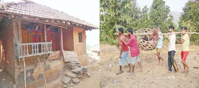 Mahad: vandra Kondla has no paved road; Migration of villagers