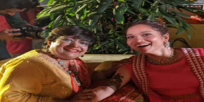 Ankita Lokhande and vicky jain haldi ceremony