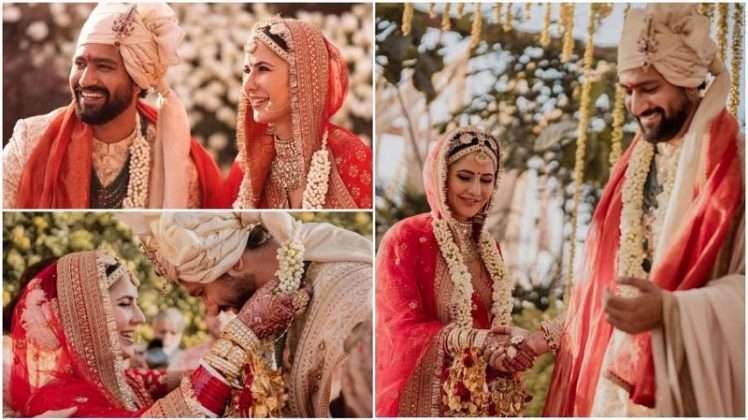 Vicky kaushal and Katrina kaif Share her wedding photos on social media
