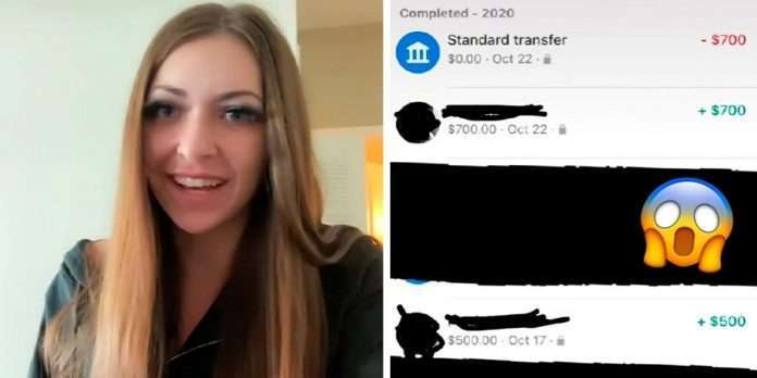 woman earning by sending messages tiktoker says she makes money by just texting
