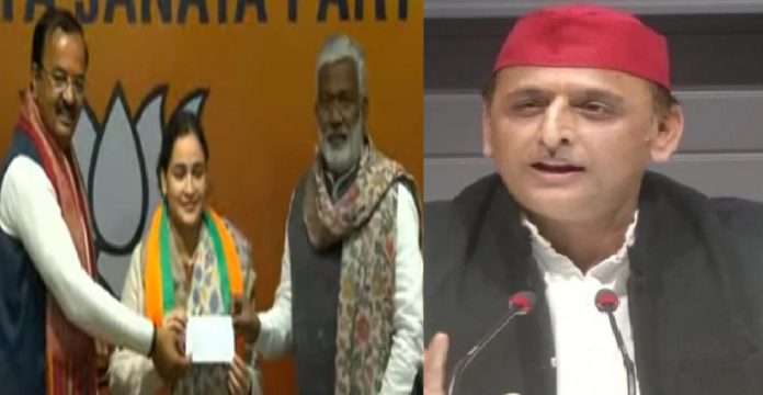 UP Election 2022 Aparna Yadav comment Joining BJP not for ticket but for nationalism