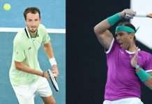 Australian Open Final Medvedev defeats Rafale Nadal in first two sets