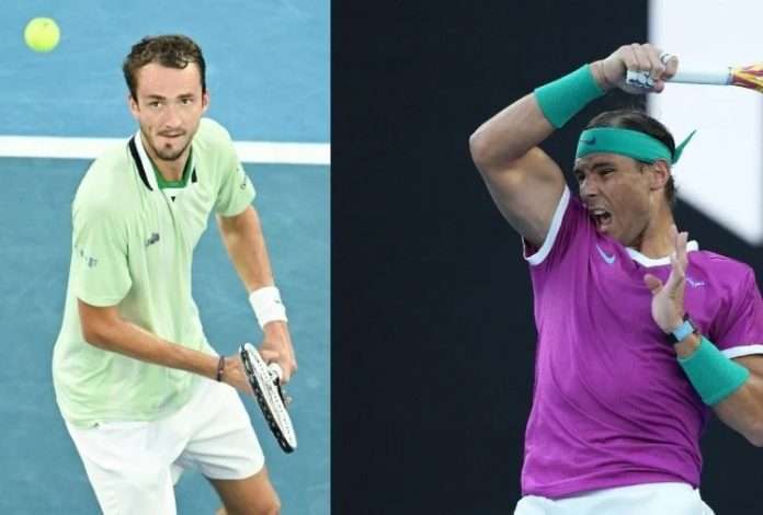 Australian Open Final Medvedev defeats Rafale Nadal in first two sets