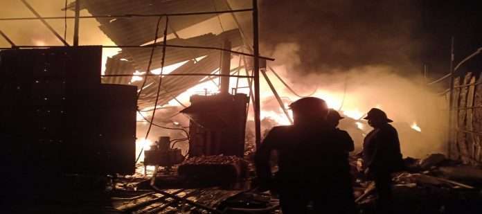 Thane Fire: Control of fire at two plastic scrap warehouses in Mumbra