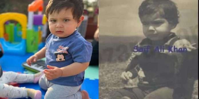 saif ali khan and his son jehangir look like twins in photo shared by saba ali khan