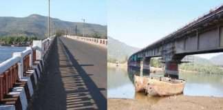 ambet mahpral bridge pillar bent Bridge connecting Raigad-Ratnagiri districts closed for traffic