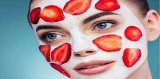 apply strawberry face packs for glowing and beautiful skin