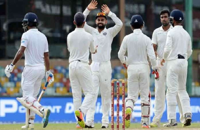 ind vs sri lanka ravindra jadeja full century India a lead first inning